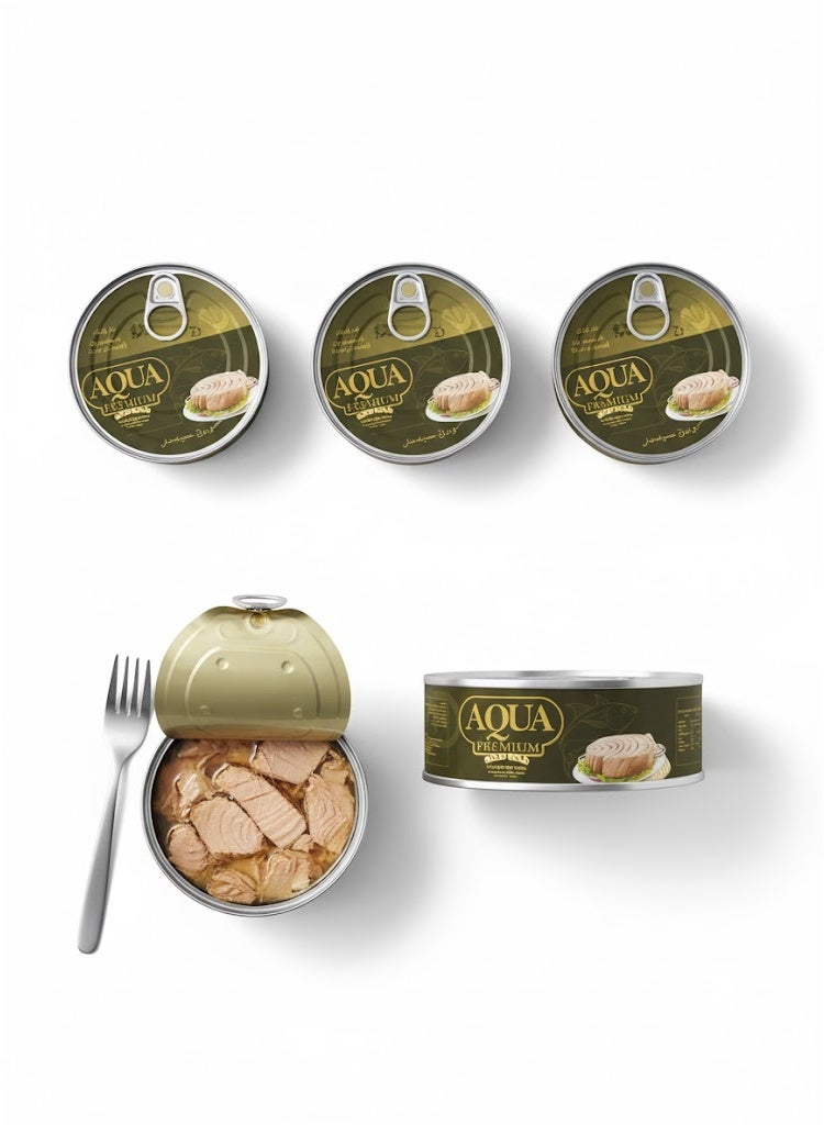 AQUA PREMIUM Solid Tuna easy open 185grams Pack of 2 - Image 3